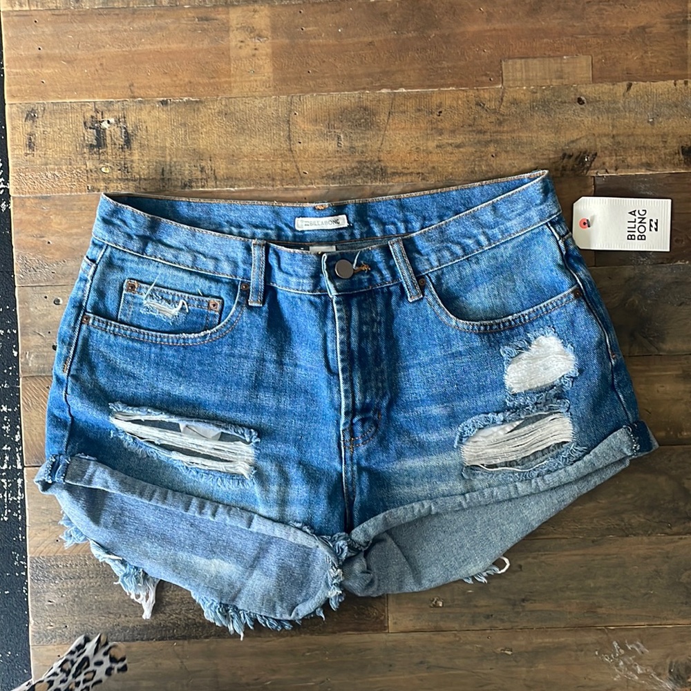 Billabong 100% Cotton Denim Shorts - Picture 3 of 8
